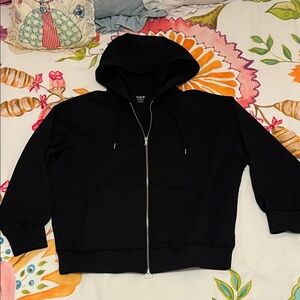 Old Navy Black Hoodie Jacket